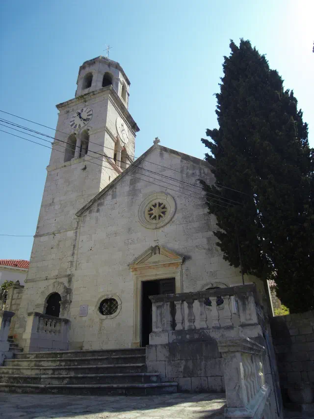 De barokke Sint-Nicolaaskerk in Cavtat De barokke Sint-Nicolaaskerk in Cavtat