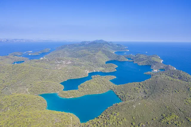 De zoutmeren van Nationaal Park Mljet