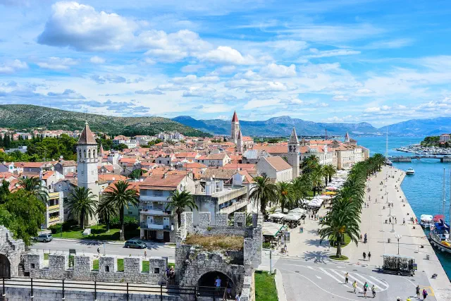 Header afbeelding van Trogir in Kroatië Header afbeelding van Trogir in Kroatië